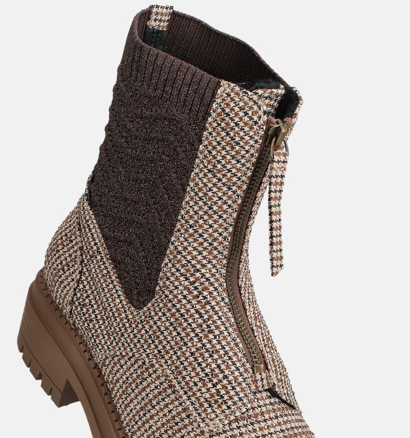 La Strada Bottines Chelsea en Beige/Marron pour femmes (361777)