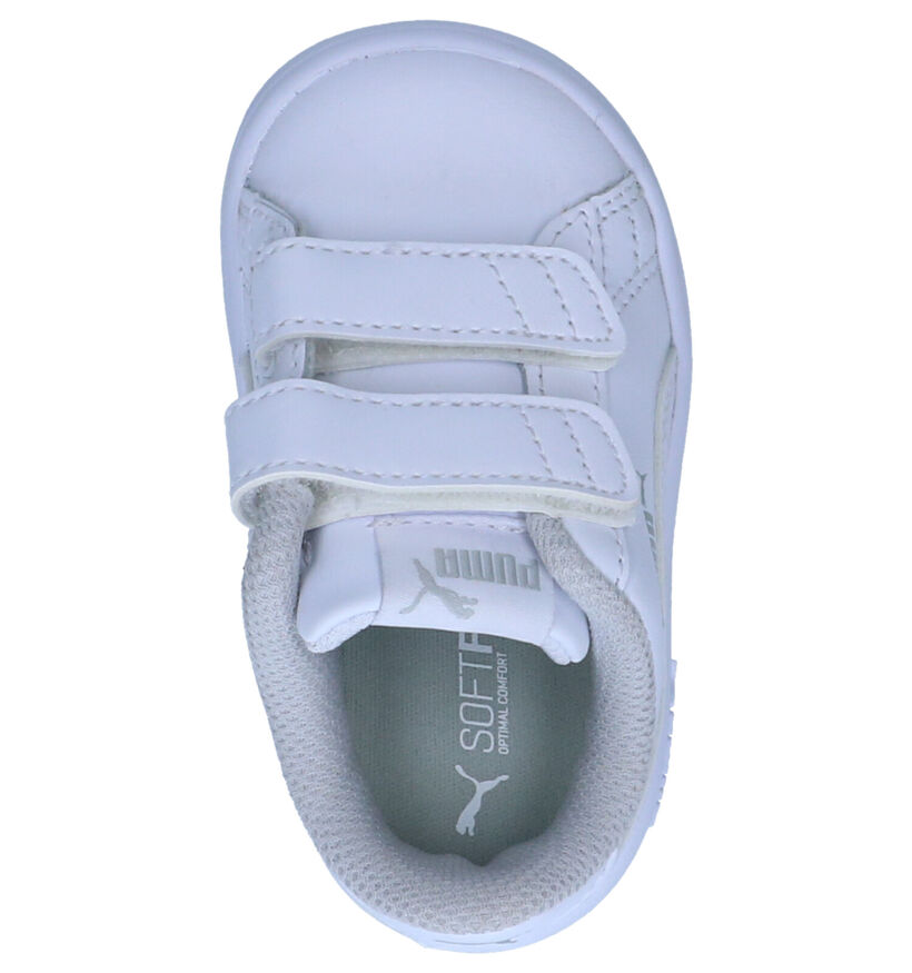 Puma Smash Witte Sneakers in kunstleer (265619)