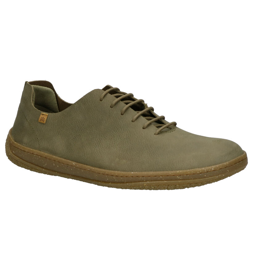 El Naturalista Amazonas Chaussures à lacets en Vert kaki en cuir (270359)