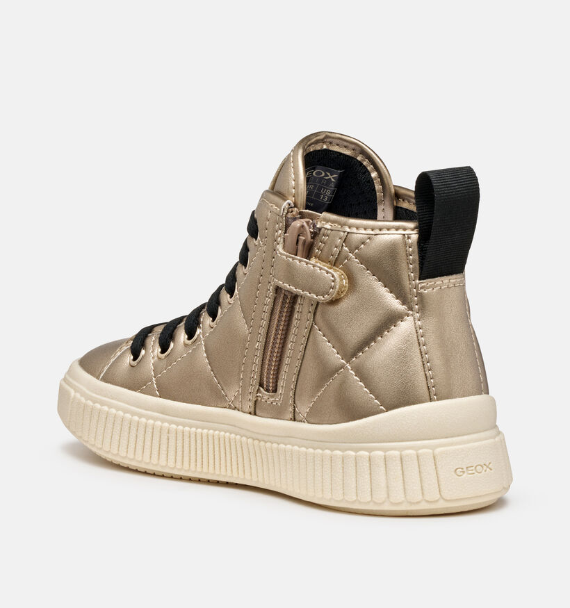 Geox Laquinny Gouden Schoenen met Veter en Rits voor meisjes (376257) - geschikt voor steunzolen