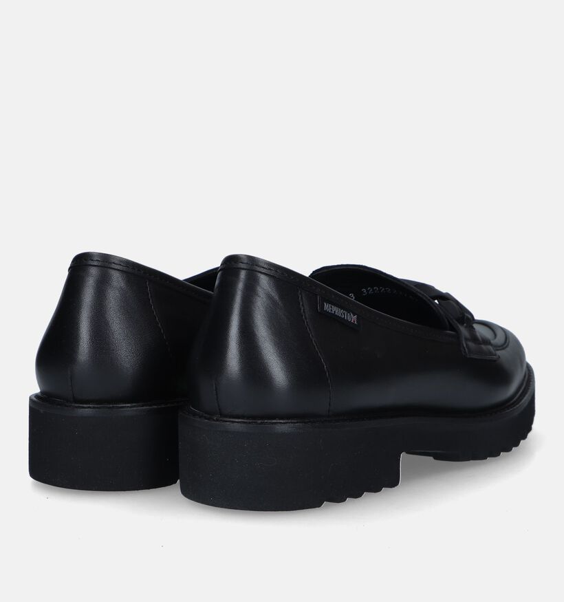 Mephisto Salka Mocassins en Noir pour femmes (330834) - pour semelles orthopédiques