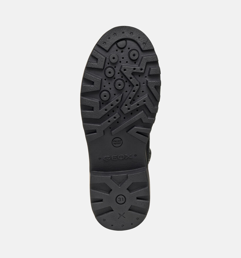 Geox Casey Bottines robustes en Noir pour filles (360355) - pour semelles orthopédiques