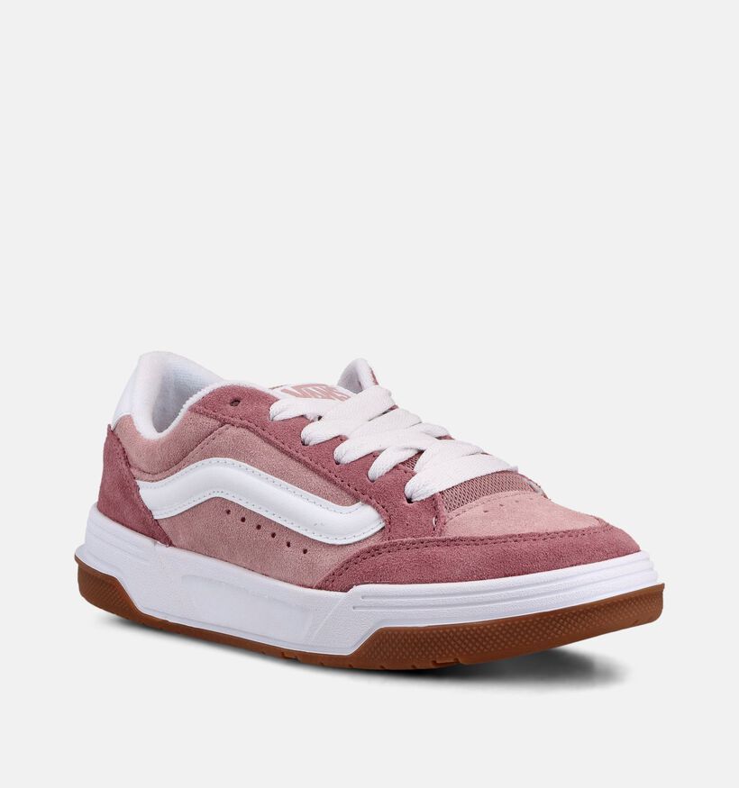 Vans Hylane Baskets en Rose/Blanc pour filles (368971)
