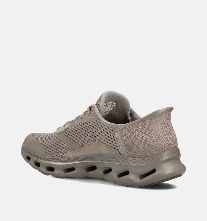 Skechers Go Walk Taupe Sportieve Sneakers voor dames (360888) - geschikt voor steunzolen