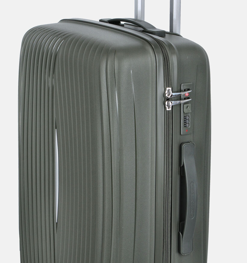 Love To Travel Groene Medium Reiskoffer voor dames, heren (365831)
