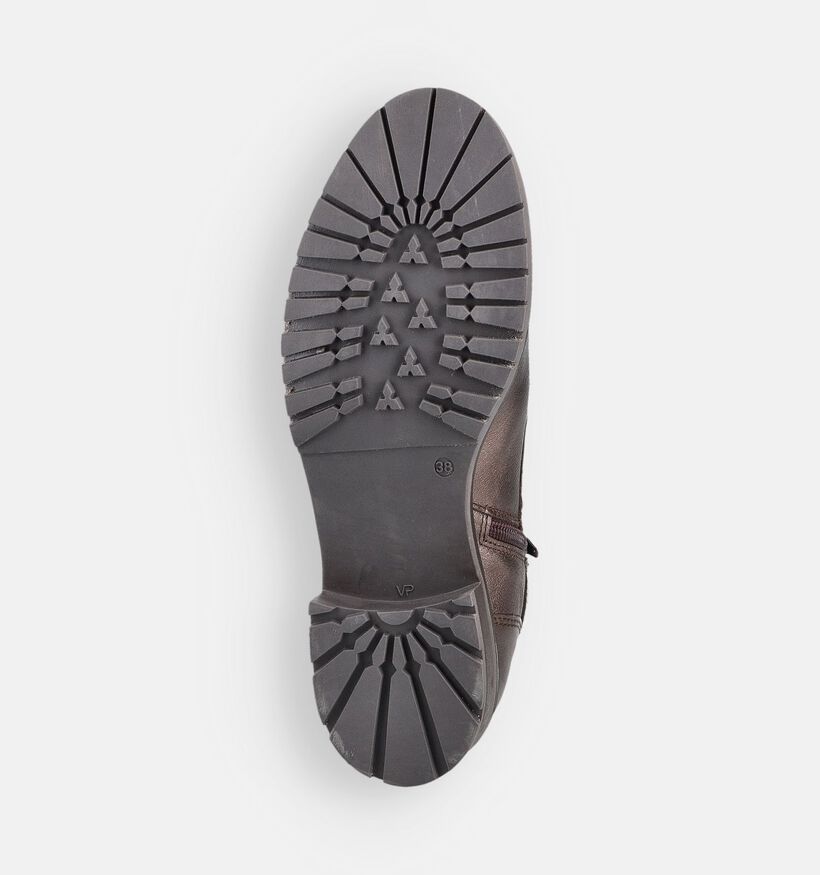 River Woods Boots à lacets en Taupe pour femmes (363694)