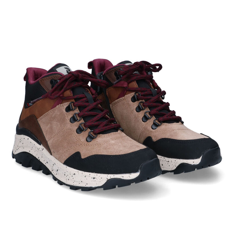 Rieker Chaussures de randonnée en Beige foncé en synthétique (315812)