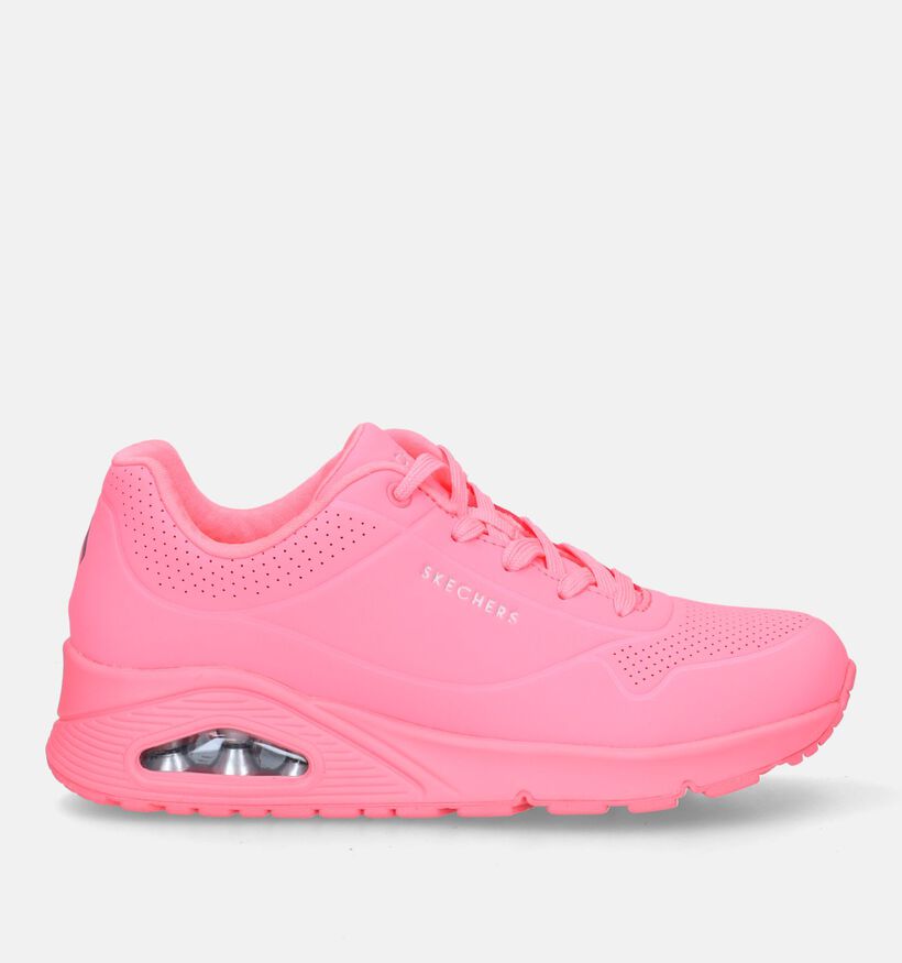 Skechers Uno Stand On Air Baskets en Rose pour femmes (334207)