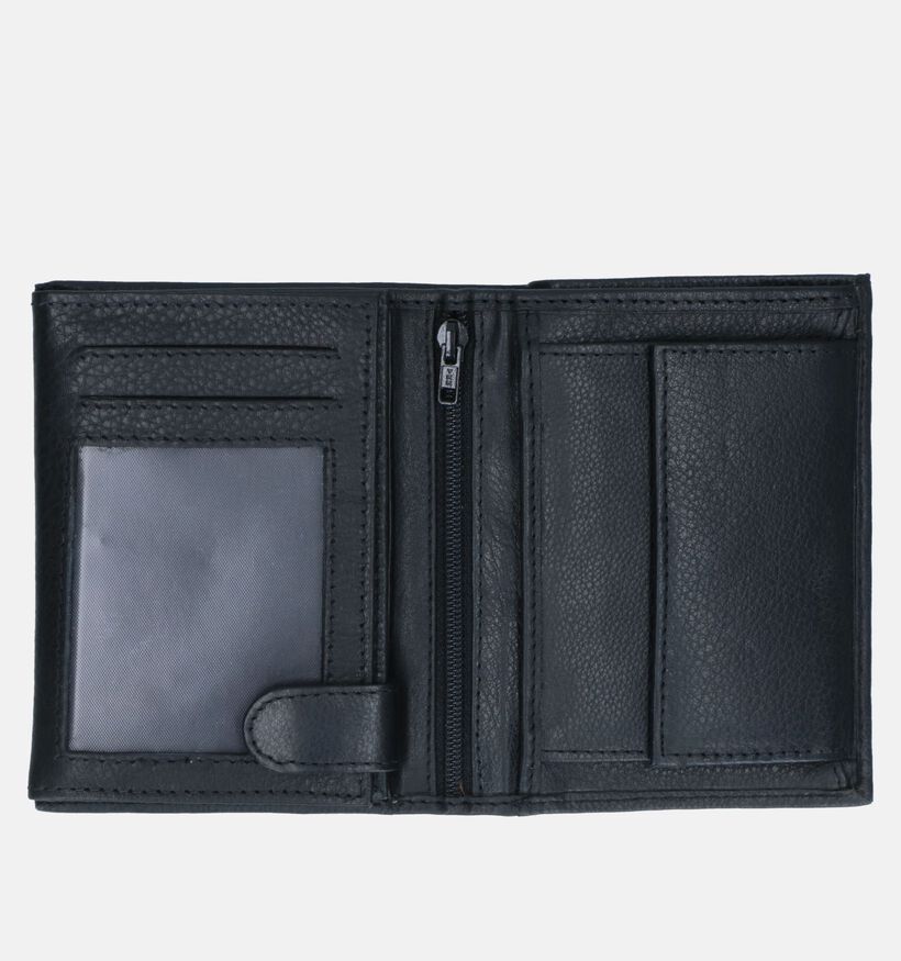Euro-Leather Zwarte Portefeuille voor heren (343476)