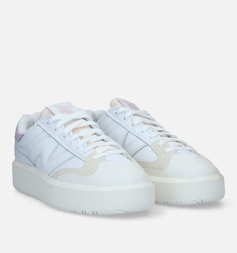 New Balance CT 302 Baskets en Blanc pour femmes (327402) - pour semelles orthopédiques