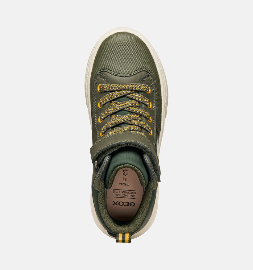 Geox Weemble Kakigroene Sneakers voor jongens (376238) - geschikt voor steunzolen