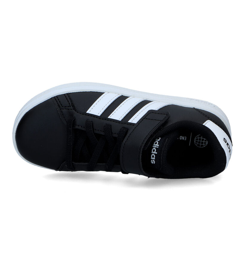 adidas Grand Court 2.0 EL Baskets en Noir pour filles, garçons (324121)