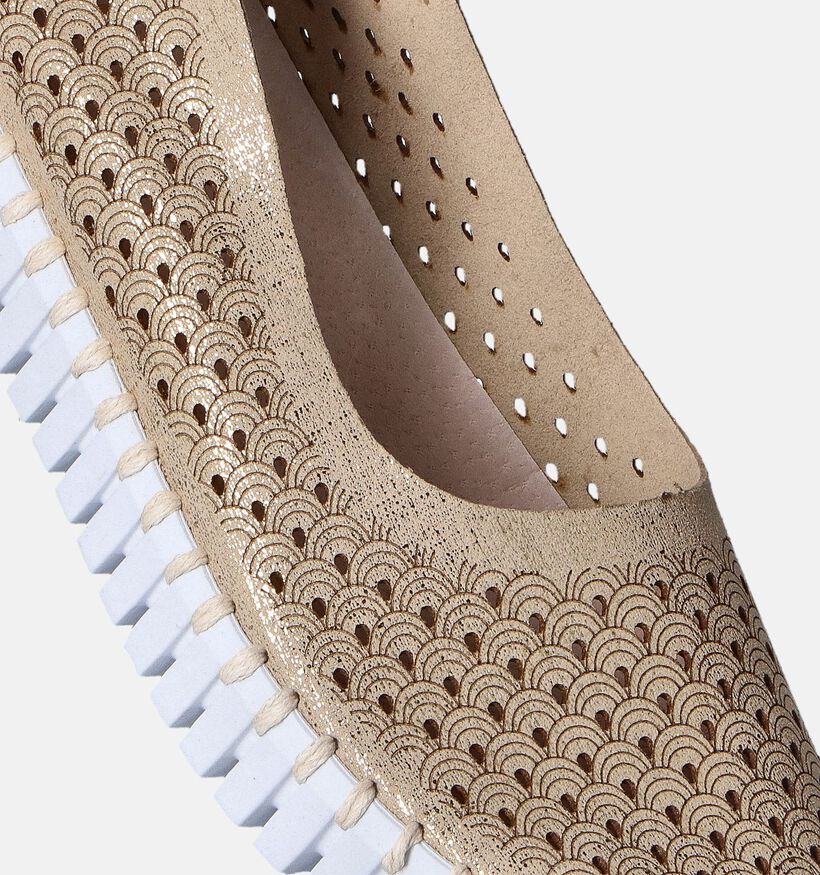 Ilse Jacobsen Tulip  Ballerines en Or pour femmes (355842) - pour semelles orthopédiques