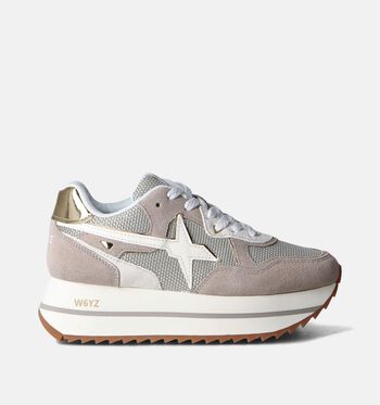 W6YZ Low Baskets Noir/Blanc/Marron/Taupe/Bleu/Rose