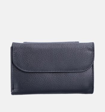 Crinkles Portemonnees Zwart/Oranje/Bruin/Blauw/Rood/Groen