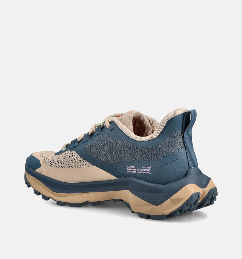 Dachstein Silvretta Lite Blauwe/Beige Lage Wandelschoenen voor dames (374323) - geschikt voor steunzolen