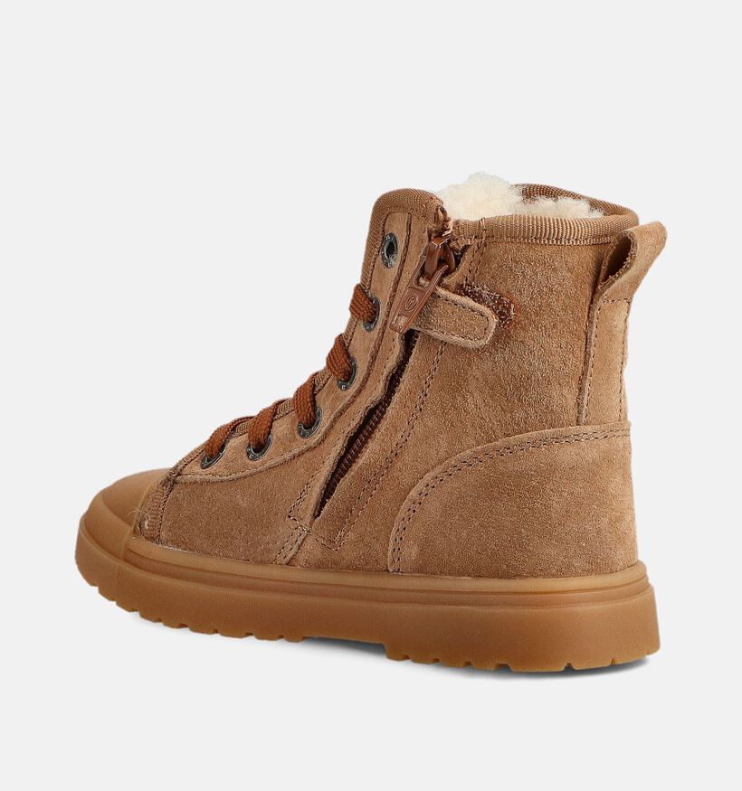 Shoesme Cognac Babylaarzen voor meisjes, jongens (363201) - geschikt voor steunzolen