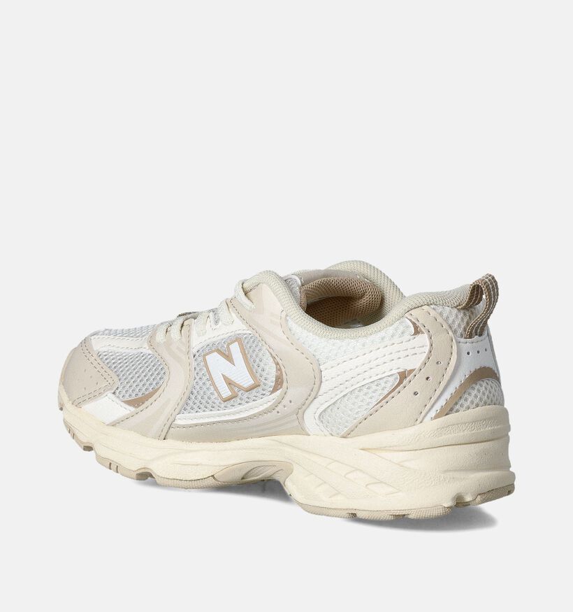 New Balance 530 Baskets en Beige pour filles, garçons (359296) - pour semelles orthopédiques