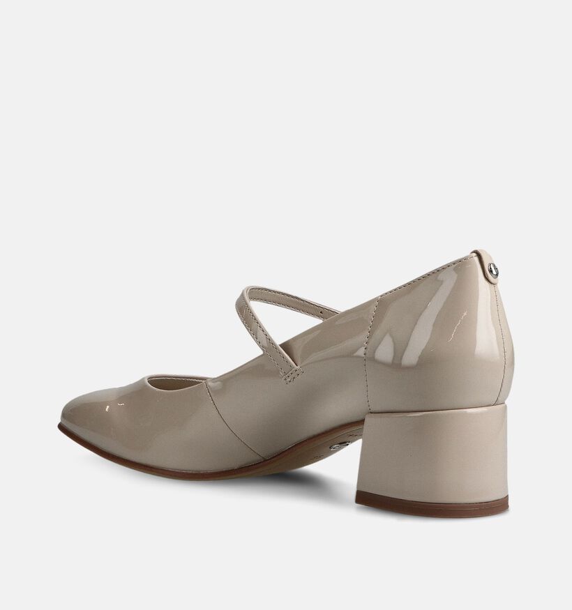 Tamaris Escarpins à bride en Écru pour femmes (367614)