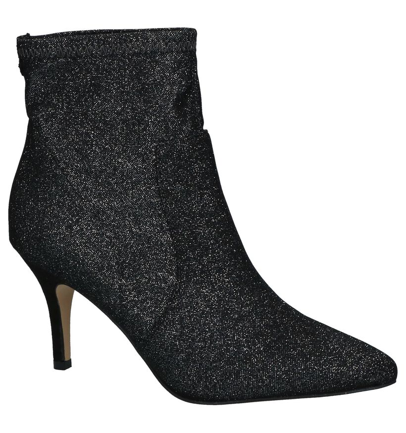 Lotus Bottines à talons en Argent en textile (226593)