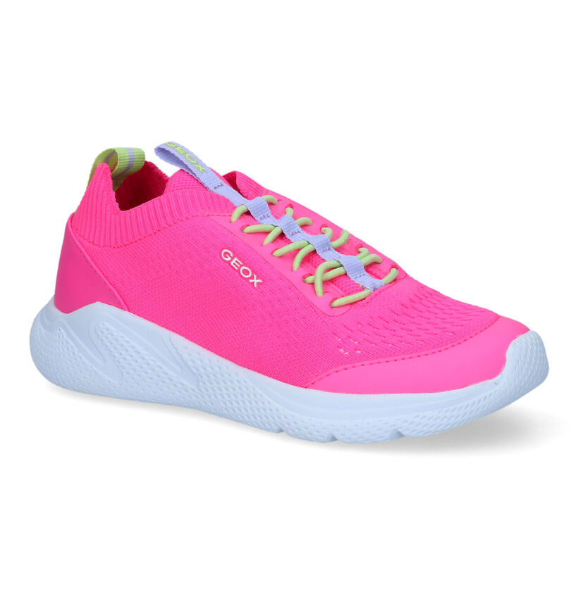 Geox Sprintye Baskets en Rosé Fuchsia en synthétique (311011)