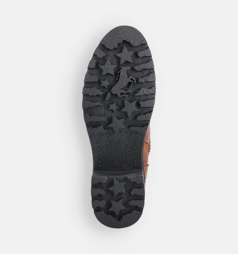 Mustang Bruine Veterboots voor dames (363705)