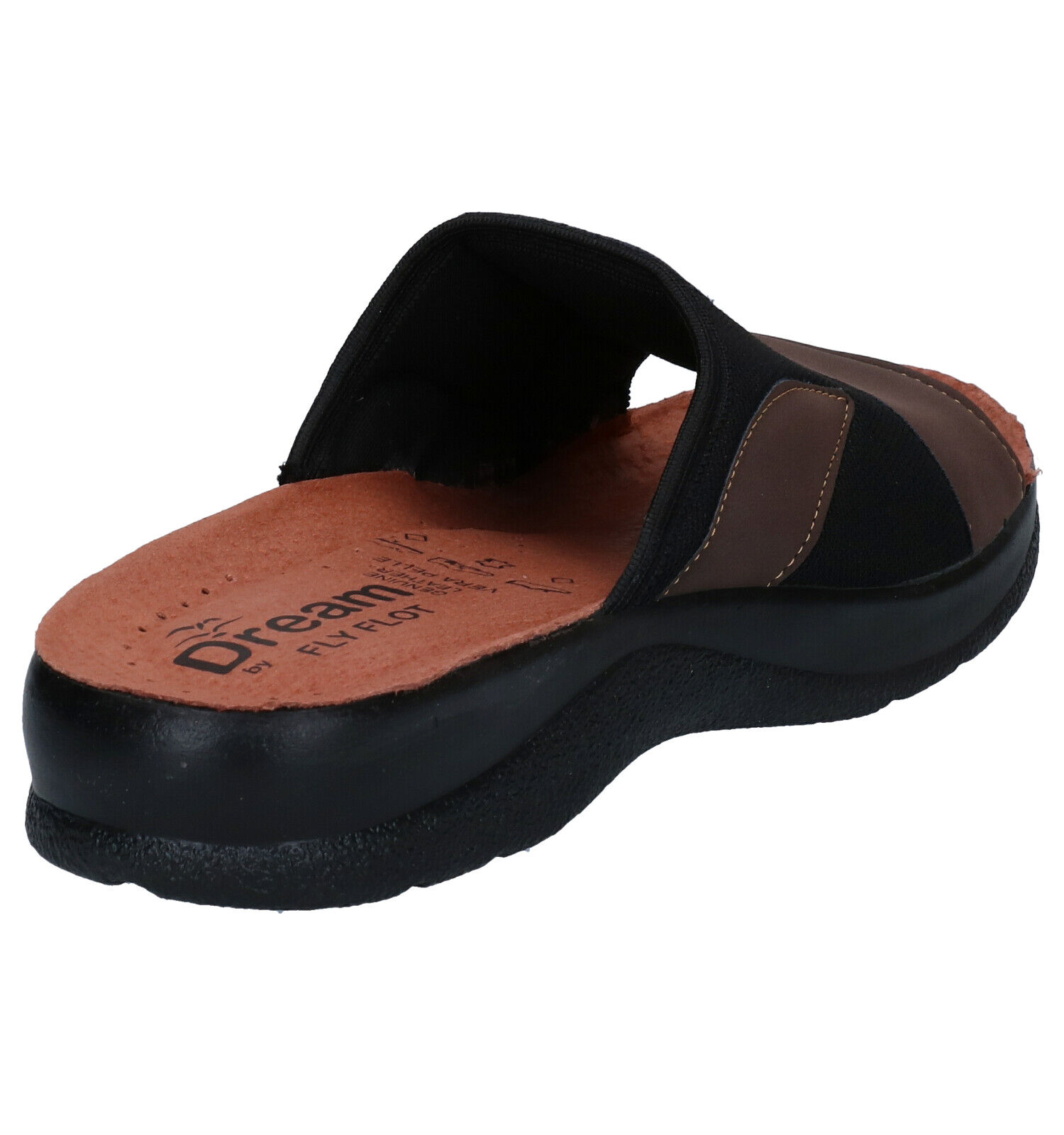 Fly Flot Nu pieds casual en Brun fonc Hommes Nu pieds en