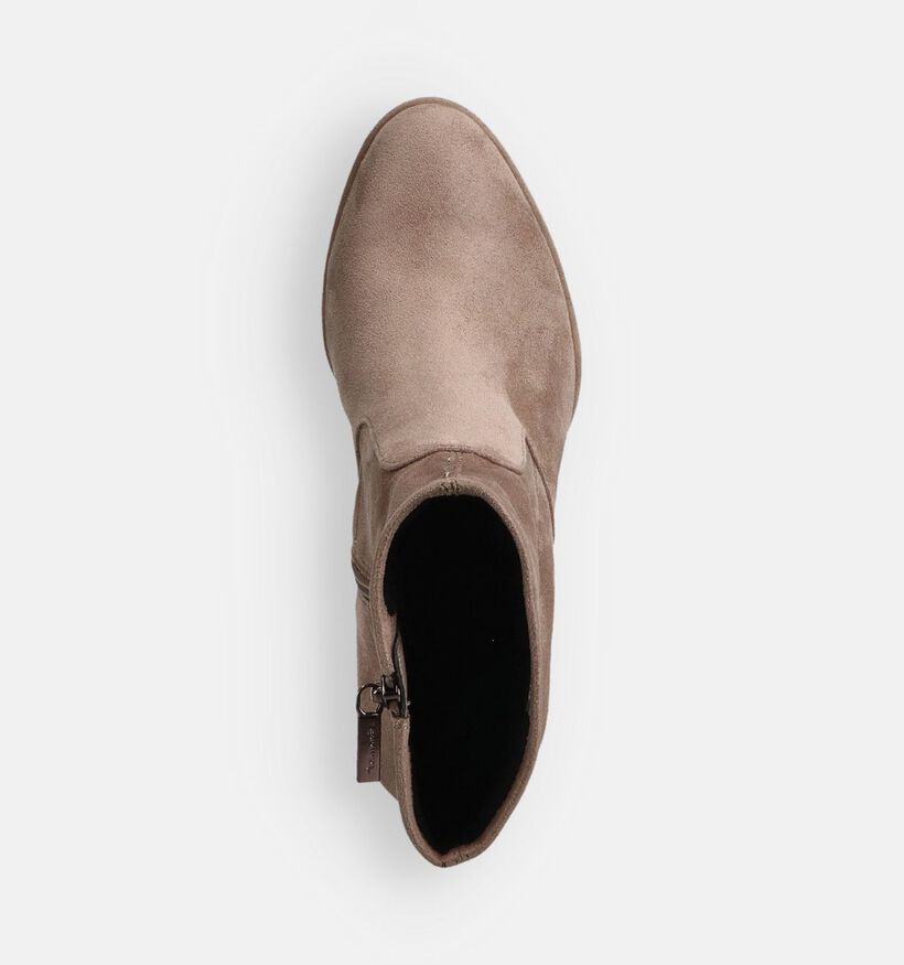 Tamaris Bottines à talons en Taupe pour femmes (362731)