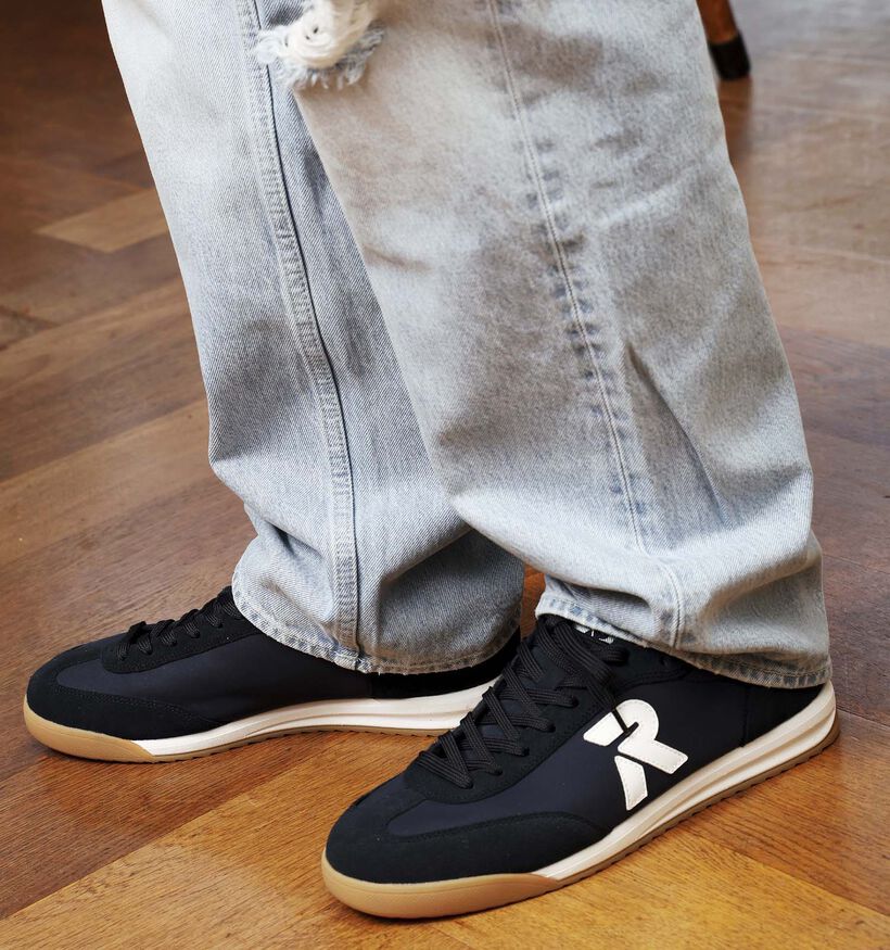 Rieker Blauwe Lage Sneakers voor heren (367562) - geschikt voor steunzolen