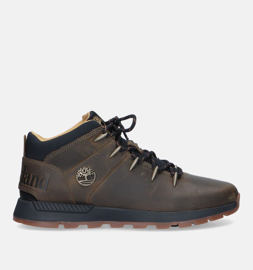 Timberland Sprint Trekker Mid Kaki Bottines voor heren (328640) - geschikt voor steunzolen