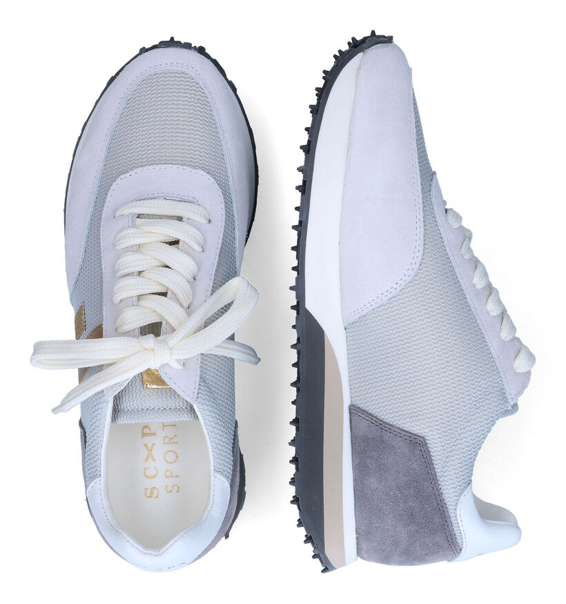 Scapa Beige Sneakers voor dames (307048) - geschikt voor steunzolen