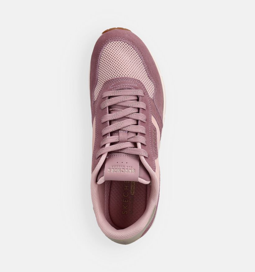 Skechers Uno Roze Sneakers voor dames (367845) - geschikt voor steunzolen