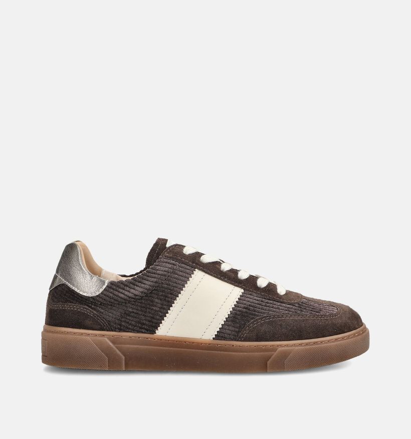NeroGiardini Donkerbruine Sneakers voor dames (381720) - geschikt voor steunzolen