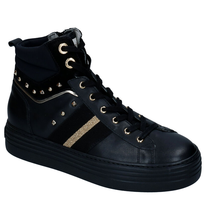 NeroGiardini Zwarte Sneakers in leer (296642)