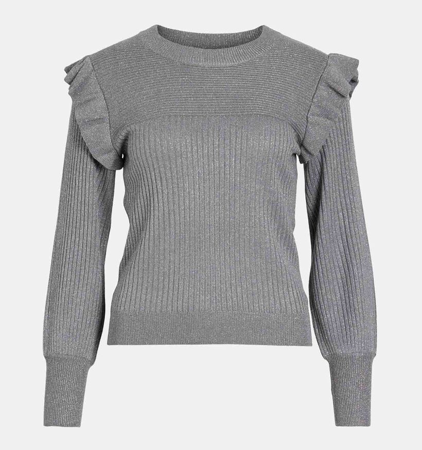 Vila Vica Pull en Gris pour femmes (338142)