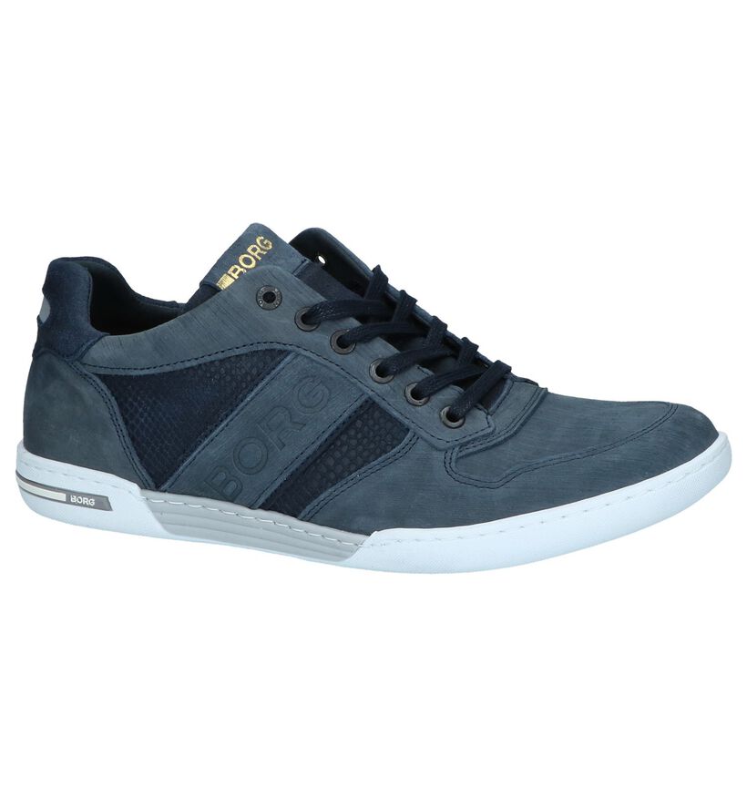 Donkerblauwe Veterschoenen Björn Borg in nubuck (239612)