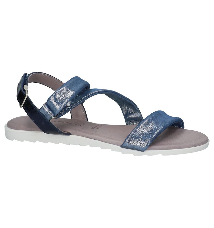 Geklede Sandalen Tamaris Donkerblauw in leer (214318)