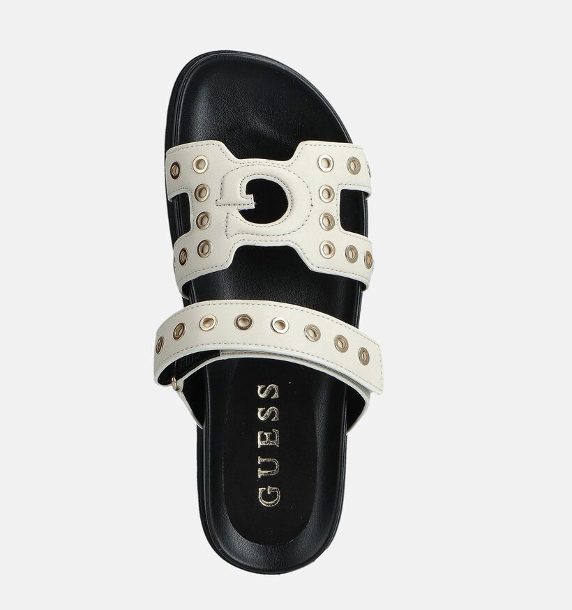 Guess Fashie Ecru Eyelets Slippers voor dames (366557)