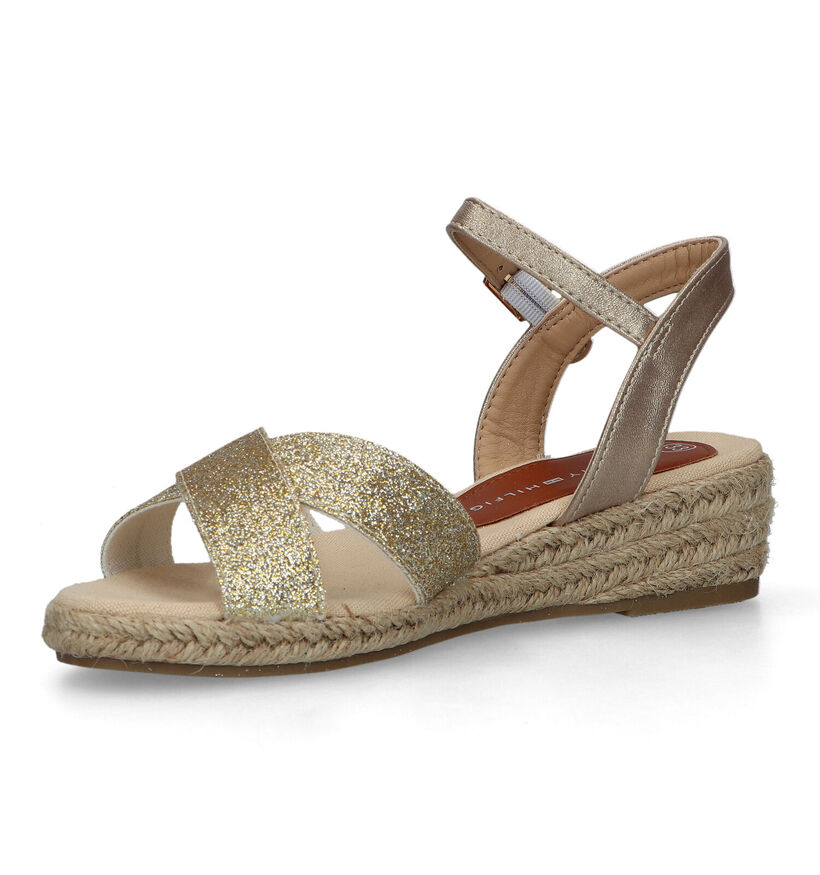 Tommy Hilfiger Sandales en Or en textile (321623)