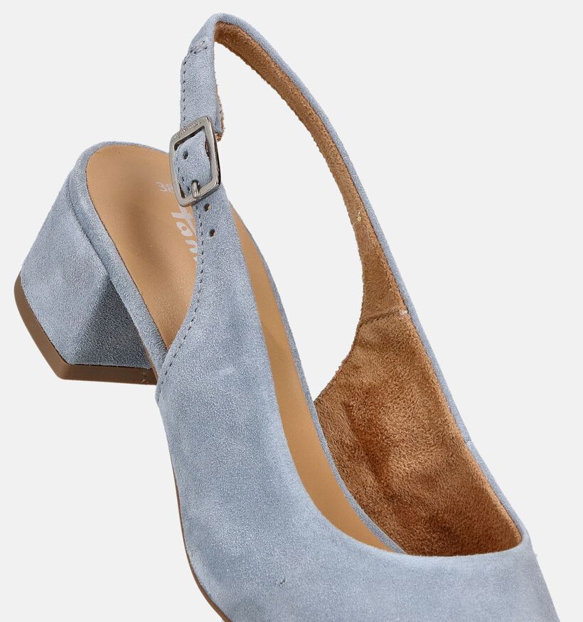 Tamaris Lichtblauwe Slingback Pumps voor dames (380028)
