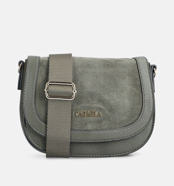 Carmela Crossbody tassen Bruin/Groen