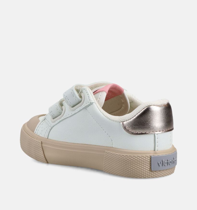 Victoria Witte/Gouden Sneakers voor meisjes (370995)