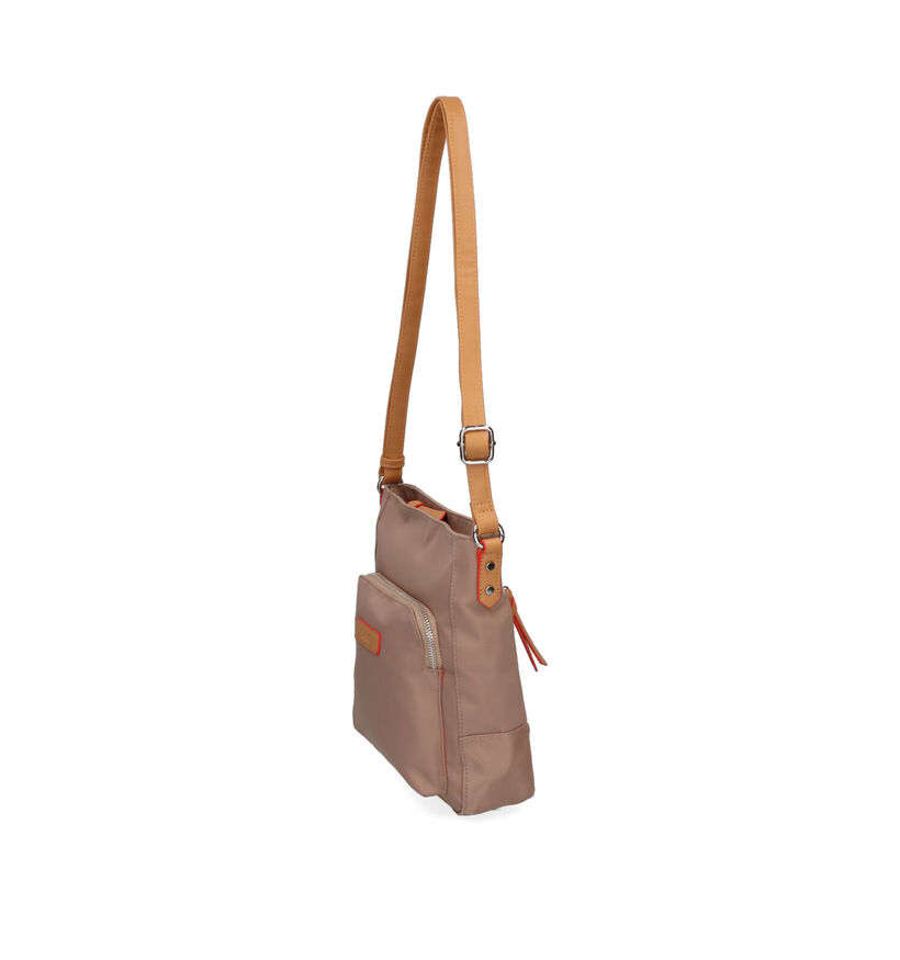Gabor Alice Beige Crossbody Tas in stof (305864)