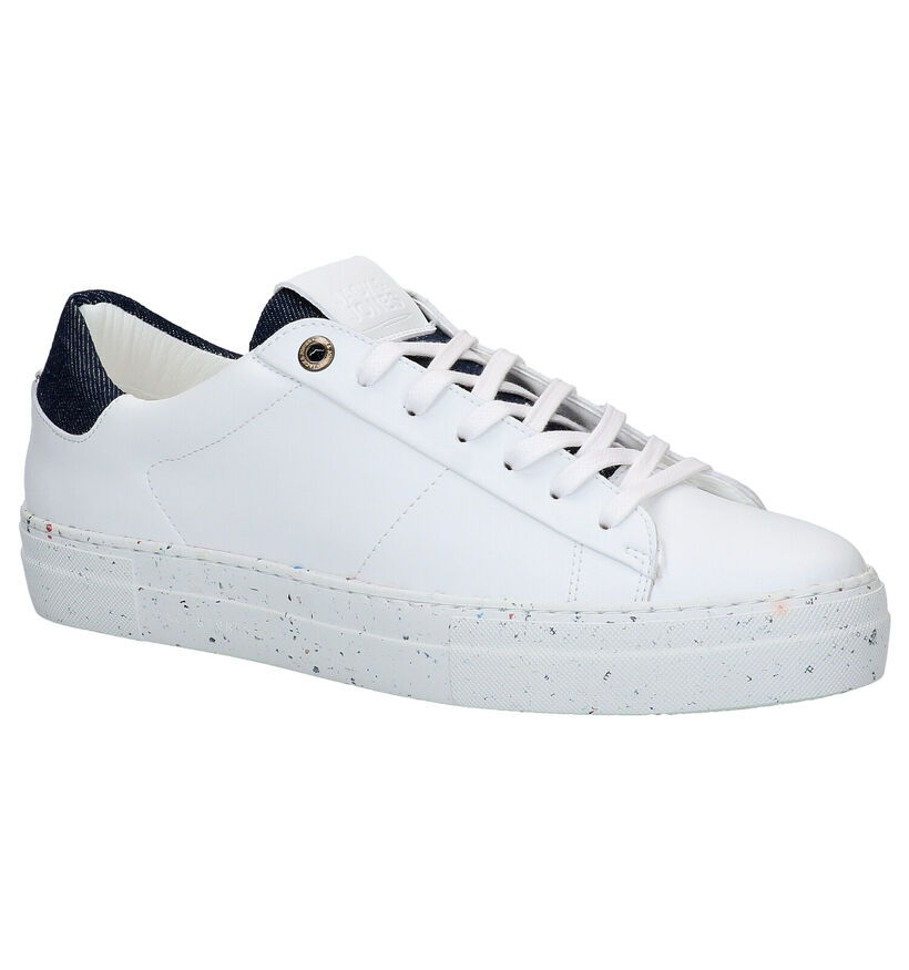 Jack & Jones Witte Veterschoenen in kunstleer (278263)