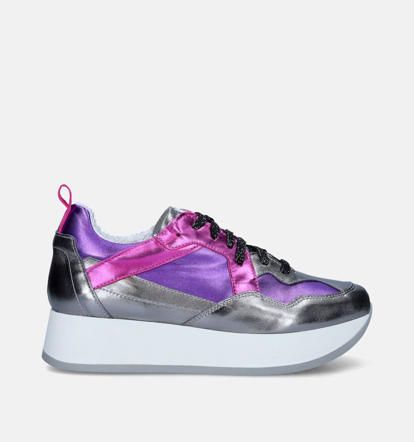 Sweet Lemon Biblos Zilveren Sneakers voor dames (349254) - geschikt voor steunzolen