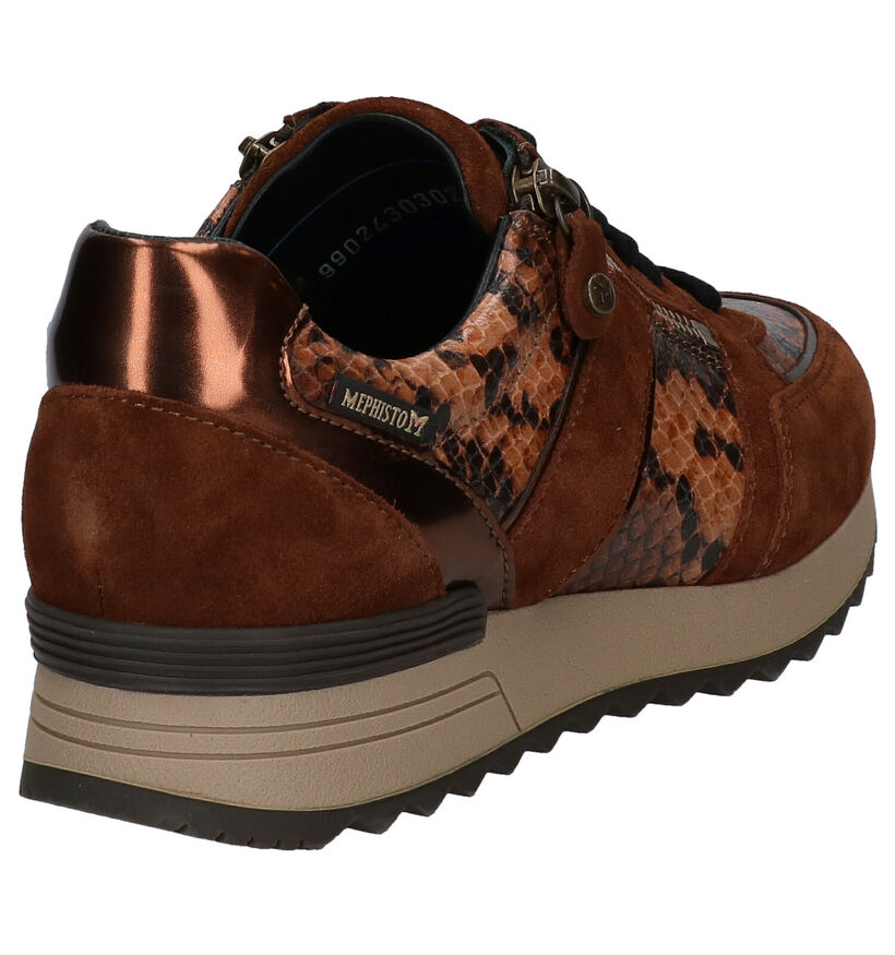 Mephisto Toscana Blauwe Veterschoenen voor dames (306944) - geschikt voor steunzolen