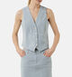 comma casual identity Blauwe Gilet voor dames (358268)