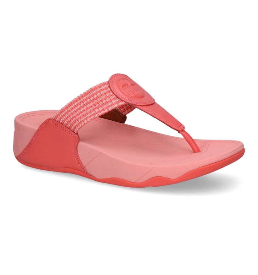 FitFlop Walkstar Webbing Tongs en Mauve en textile (302640)