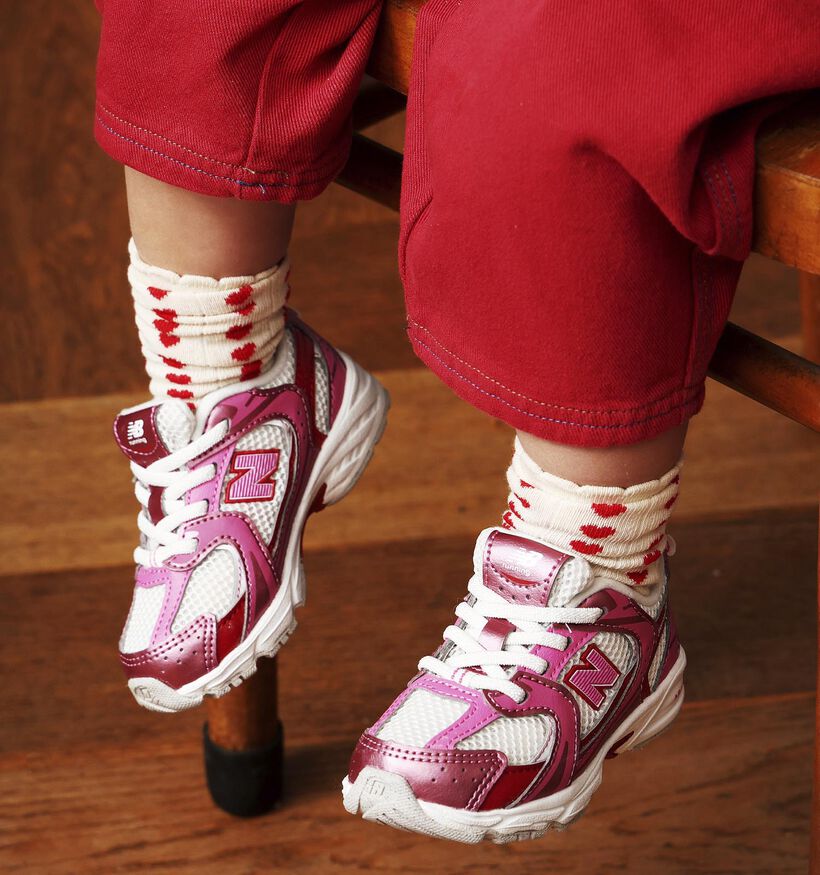New Balance 530 Witte Sneakers voor meisjes (366210) - geschikt voor steunzolen