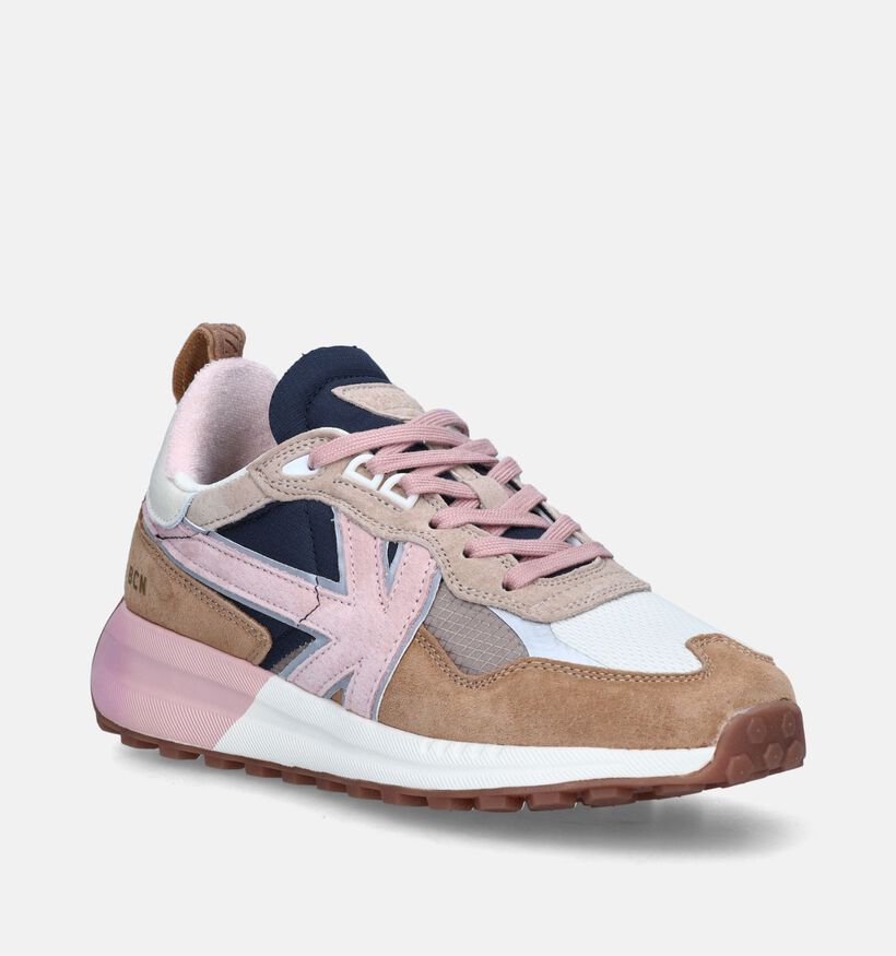 Kaotiko Detroit Beige Sneakers voor dames (346086) - geschikt voor steunzolen
